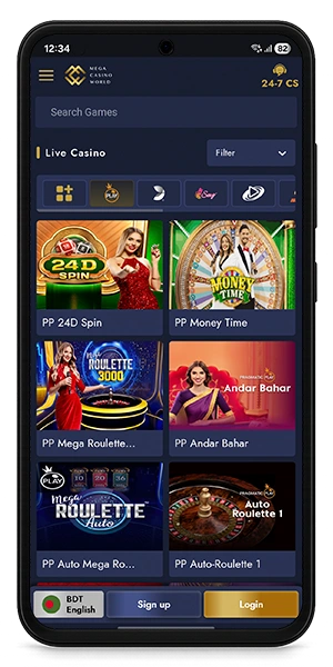 Mega Casino World Top Titles
